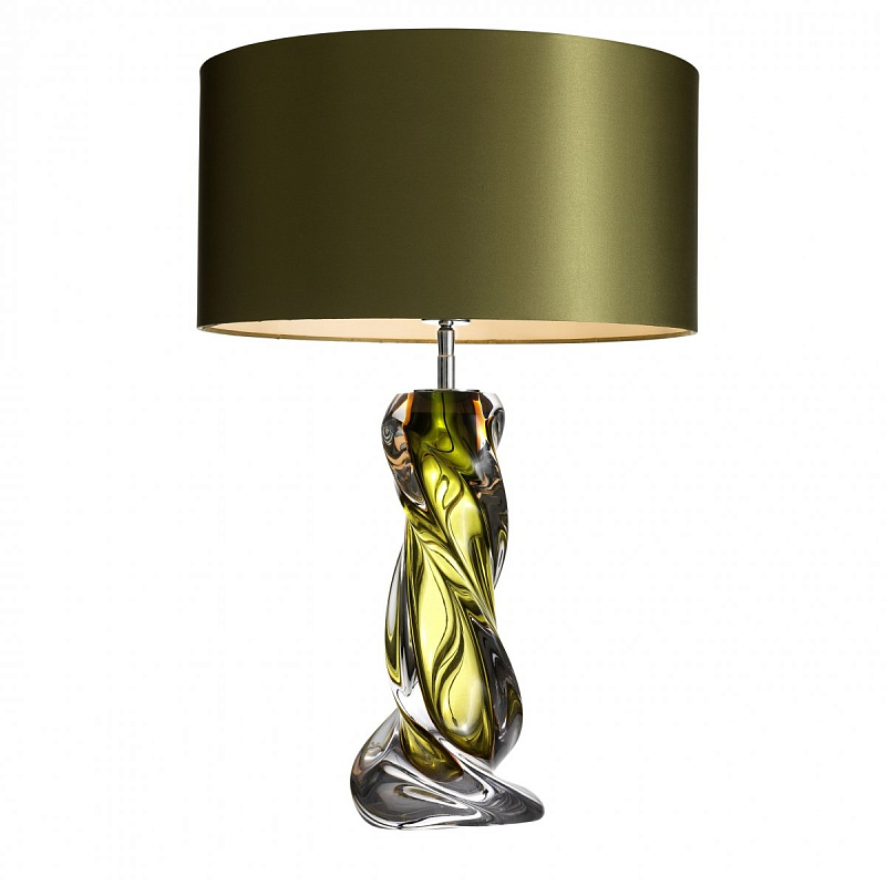 Настольная лампа Eichholtz Table Lamp Carnegie Зеленый смок Зеленый Настольная лампа Eichholtz Table Lamp Carnegie Зеленый смок Зеленый в Тюмени | Loft Concept