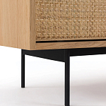 ТВ-тумба с плетеным декором Buckley Wicker TV Stand варинант исполнения - 6 | Loft Concept в Тюмени