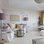 Обои ручная роспись Bamboo Special Colourway on Natural Mica metallic silk варинант исполнения - 2 | Loft Concept в Тюмени