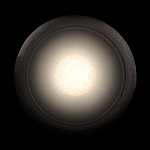 Встраиваемый спот светодиодный круглый черного цвета с углублением Ombra Lux  варинант исполнения - 3 | Loft Concept в Тюмени