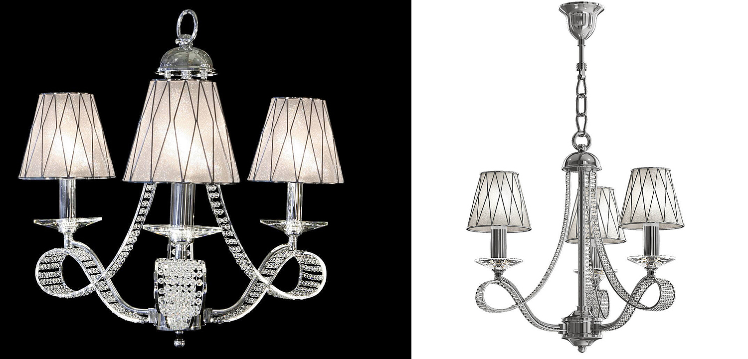 Люстра Franseza Chandelier chrome 52 Люстра Franseza Chandelier chrome 52 - Loft-Concept в Тюмени