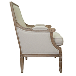 Кресло William Classical Armchair beige flax варинант исполнения - 1 | Loft Concept в Тюмени