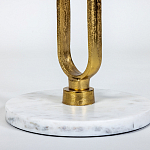 Кофейный столик с белой мраморной столешницей Clipper варинант исполнения - 3 | Loft Concept в Тюмени