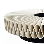 Дизайнерский журнальный стол круглый с фактурной столешницей Ifike варинант исполнения - 2 | Loft Concept в Тюмени