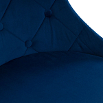 Стул в темно-синей велюровой обивке Ward Dark Blue Velour Chair варинант исполнения - 5 | Loft Concept в Тюмени