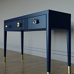 Дизайнерский Письменный стол Elsa Dreams Blue с тремя ящиками варинант исполнения - 2 | Loft Concept в Тюмени