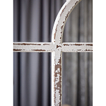 Зеркало-окно с эффектом старения в венецианском стиле Venetian White Mirror варинант исполнения - 6 | Loft Concept в Тюмени