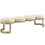 Дизайнерская Банкетка Leola латунь  варинант исполнения - 1 | Loft Concept в Тюмени