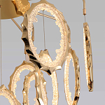 Потолочный светильник светодиодный с золотистым каркасом Ring of Fire варинант исполнения - 3 | Loft Concept в Тюмени