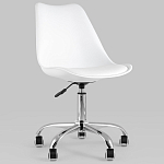 Офисный стул на металлическом основании EGGERY White варинант исполнения - 2 | Loft Concept в Тюмени