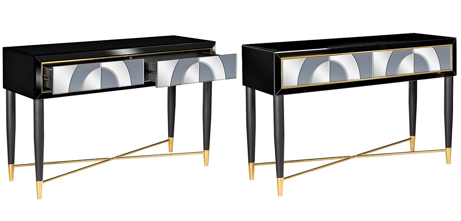 Консоль Camila Mirror Boxes Console Консоль Camila Mirror Boxes Console - Loft-Concept в Тюмени