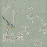 Обои ручная роспись Badminton Mercury Grey варинант исполнения - 1 | Loft Concept в Тюмени