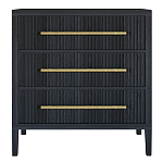 Комод Primo с 3 выдвижными ящиками Черный дуб варинант исполнения - 7 | Loft Concept в Тюмени