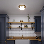 Потолочный светильник с белым матовым стеклянным плафоном в форме перевернутого конуса Hinkley варинант исполнения - 4 | Loft Concept в Тюмени