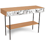 Консоль с принтом на ящиках Elise Console Table варинант исполнения - 10 | Loft Concept в Тюмени