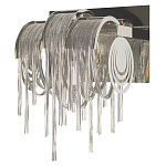 Бра с перфорированными металлическими дугами и цепочками 22 см Atlantis Chain варинант исполнения - 11 | Loft Concept в Тюмени