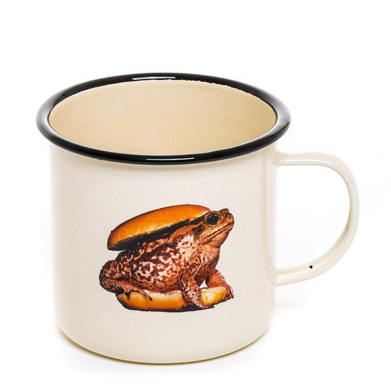 Кружка Seletti Toad Бежевый Коричневый в Тюмени | Loft Concept 