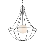 Подвесной светильник из тонких прутьев в форме колокола Forged Thin Rods варинант исполнения - 3 | Loft Concept в Тюмени