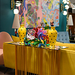 Декоративная статуэтка Yayoi Kusama Flowers that Bloom at Midnight Pink варинант исполнения - 5 | Loft Concept в Тюмени