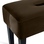 Мягкий  пуф на черных ножках Winton Pouf варинант исполнения - 12 | Loft Concept в Тюмени