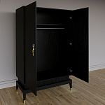 Платяной шкаф Elsa Dreams Black с 2-мя фасадами варинант исполнения - 1 | Loft Concept в Тюмени