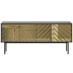 Длинная тумба с зеркальным декором Serena варинант исполнения - 10 | Loft Concept в Тюмени