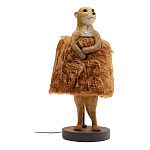 Настольная лампа Цурикат плафон из меха варинант исполнения - 1 | Loft Concept в Тюмени