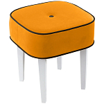 Квадратный мягкий пуф на белых ножках Winton Pouf Square варинант исполнения - 23 | Loft Concept в Тюмени