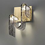 Бра волнистой формы из фактурного стекла Wave варинант исполнения - 3 | Loft Concept в Тюмени