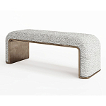 Банкетка Forli с элегантными латунными вставками  варинант исполнения - 1 | Loft Concept в Тюмени