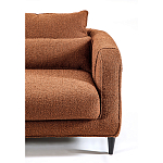 Диван в гостиную Portree Sofa Терракотовый букле варинант исполнения - 5 | Loft Concept в Тюмени