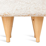 Керамический столик на деревянных ножках «Квадро» варинант исполнения - 6 | Loft Concept в Тюмени