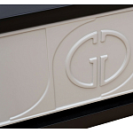 Тумбочка прикроватная с ящиком черно-серого цвета Noble Nightstand варинант исполнения - 3 | Loft Concept в Тюмени