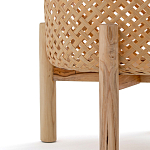 Кашпо на ножках из бамбука Bamboo Decor варинант исполнения - 9 | Loft Concept в Тюмени