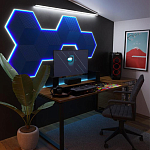 Гипсовая 3D панель с принтографией PM-52 варинант исполнения - 1 | Loft Concept в Тюмени