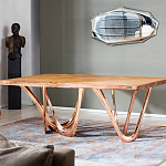 Обеденный стол прямоугольный с фигурными ножками G-table варинант исполнения - 2 | Loft Concept в Тюмени