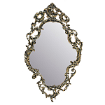 Зеркало настенное в бронзовой раме Majestic Gold Mirrors  варинант исполнения - 1 | Loft Concept в Тюмени