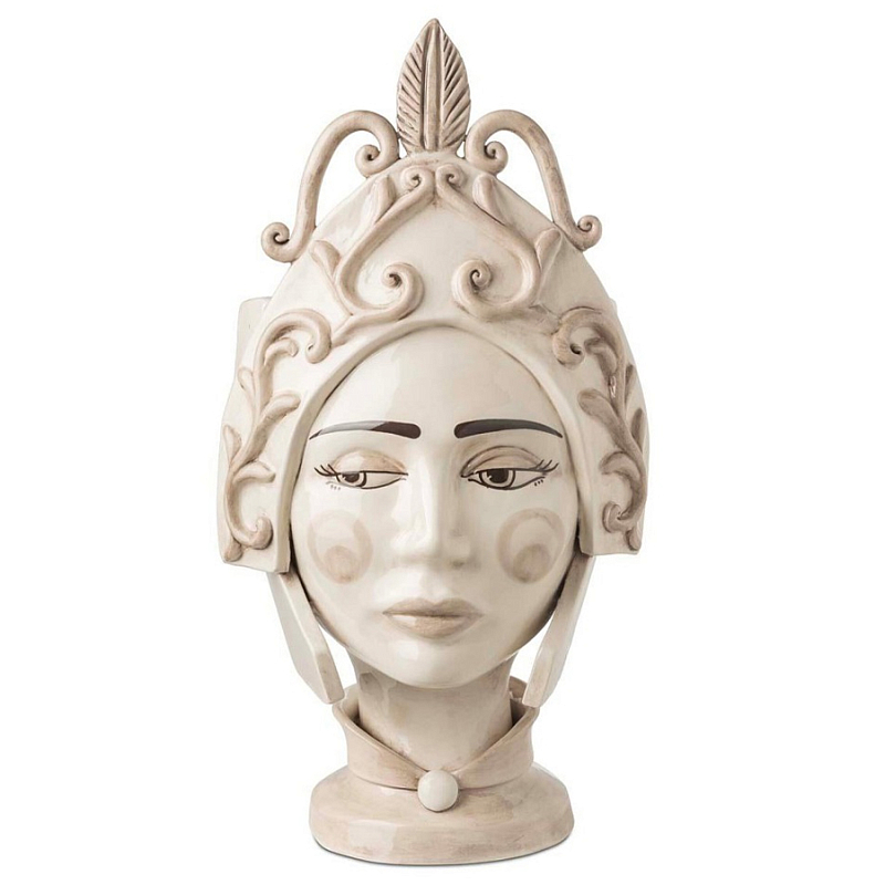 Ваза Vaso Moro Lady Paladin White Бежевый Ваза Vaso Moro Lady Paladin White Бежевый в Тюмени | Loft Concept