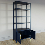 Стеллаж со стеклянными полками Elsa Dreams Blue варинант исполнения - 3 | Loft Concept в Тюмени