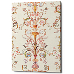 Постер на холсте с изображением ангела и растительных орнаментов Raffael Angel Poster варинант исполнения - 2 | Loft Concept в Тюмени