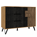 Комод с 3-мя ящиками и дверцей Stone Effect варинант исполнения - 1 | Loft Concept в Тюмени