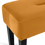 Мягкий  пуф на черных ножках Winton Pouf варинант исполнения - 14 | Loft Concept в Тюмени