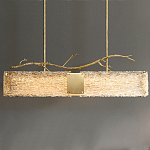 Люстра прямоугольная из фактурного стекла Chandelier Beam варинант исполнения - 5 | Loft Concept в Тюмени