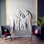 Барельеф ELEPHANTS варинант исполнения - 2 | Loft Concept в Тюмени