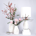 Настольная лампа керамическая бежевая Amazonia варинант исполнения - 2 | Loft Concept в Тюмени