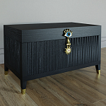 Большой дизайнерский Сундук Elsa Dreams Black варинант исполнения - 4 | Loft Concept в Тюмени