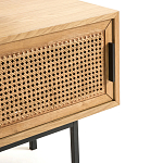 ТВ-тумба с плетеным декором Tate Wicker TV Stand варинант исполнения - 4 | Loft Concept в Тюмени