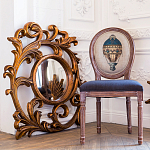 Зеркало настенное с рамой цвета античная бронза Classic Ornament Mirror варинант исполнения - 3 | Loft Concept в Тюмени