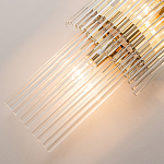 Бра с золотистым основанием и прозрачными трубками Nembus варинант исполнения - 4 | Loft Concept в Тюмени