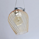 Подвесной светильник со стеклянном плафоном в форме бокала Kaleido варинант исполнения - 4 | Loft Concept в Тюмени